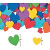 Adhesive Foam Bright Hearts – Bulk Set of 532 Pieces – Valentine’s Day Crafts for Kids and Fun Home Activities (Pack of 2)(1 to 2 inch)