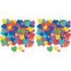 Adhesive Foam Bright Hearts – Bulk Set of 532 Pieces – Valentine’s Day Crafts for Kids and Fun Home Activities (Pack of 2)(1 to 2 inch (Pack of 2))
