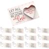 Heart Cookie Cutter & Cookie Recipe Valentine Exchanges with Religious Card for 12