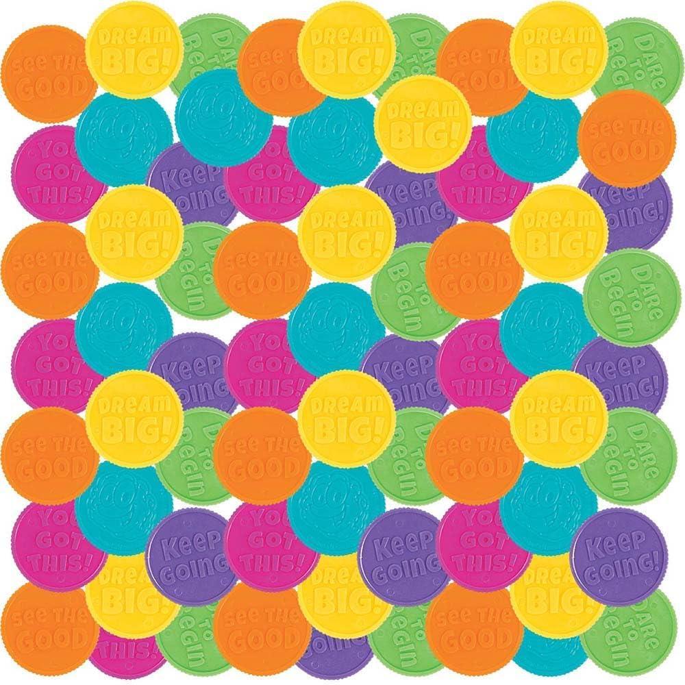 image:imageFun Express Growth Mindset Coins  Educational and Learning Activities for Halloween Christmas Party  Valentines Day Party Favors  144 Pieces