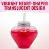 Fun Express 4 1/2″ 17 oz. Valentine’s Day Heart-Shaped Plastic Cups with Straw – 12 Pieces