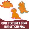Fun Express Dinosaur Nugget Keychain Craft Kit – Set of 24 – Assorted Valentine Exchange with Box, Perfect for Classroom Parties