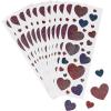 Fun Express – Glitter Heart Stickers (12pc) for Valentine’s Day – Stationery – Stickers – Stickers – Sheets – Valentine’s Day – 12 Pieces