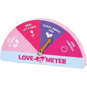Fun Express Valentine’s Day Wooden Love O Meter Tabletop Decor – Interactive Heart Gauge Measuring Love – Valentine’s Day Parties Weddings Events & Home Decorations – Great for Fun Photo Ops – 1 Piece