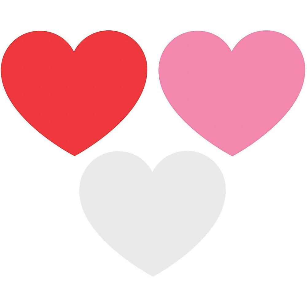 image:imageFun Express Valentine Heart Cutouts Bulk Set of 50 Pieces Valentines Day Crafts