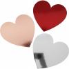 Fun Express 12″ Metallic Red, Pink & Silver Heart Foil Cutout Decorations – 12 Pieces