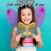 Fun Express Valentines Crafts for Kids – Mosaic Butterfly Sand Art Pictures Set of 12 – Valentine Craft Kits for Classroom Activities | Arts and Crafts for Kids Ages 4-8 & 8-12 | Art Supplies Gift(6.25 inches x 4.75 inches)