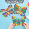 Fun Express Valentines Crafts for Kids – Mosaic Butterfly Sand Art Pictures Set of 12 – Valentine Craft Kits for Classroom Activities | Arts and Crafts for Kids Ages 4-8 & 8-12 | Art Supplies Gift(6.25 inches x 4.75 inches (Pack of 2))