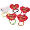 Fun Express Valentine Knot Bracelets with Card (24 Cards with Bracelets) Classroom Valentine Exchange