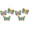 Fun Express Valentines Crafts for Kids – Mosaic Butterfly Sand Art Pictures Set of 12 – Valentine Craft Kits for Classroom Activities | Arts and Crafts for Kids Ages 4-8 & 8-12 | Art Supplies Gift(6.25 inches x 4.75 inches (Pack of 2))