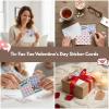Fun Express – Tic-Tac-Toe Valentine Sticker Card for Valentine’s Day – Stationery – Note Cards – 24 Pieces
