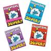Fun Express – Valentine Super Hero Card with Bracelet for Valentine’s Day – Jewelry – Rubber Bracelets – 24 Pieces