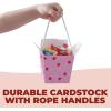 Fun Express Valentine Favor Boxes with Rope Handles – 36 Pc