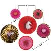 Fun Express Valentine Unicorn Hanging Fans – Cute Unicorn-Themed Party Decorations for Valentine’s Day Birthdays and Special Events – Perfect for Creating a Festive Atmosphere Multicolor Fans – 6
