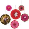 Fun Express Valentine Unicorn Hanging Fans – Cute Unicorn-Themed Party Decorations for Valentine’s Day Birthdays and Special Events – Perfect for Creating a Festive Atmosphere Multicolor Fans – 6
