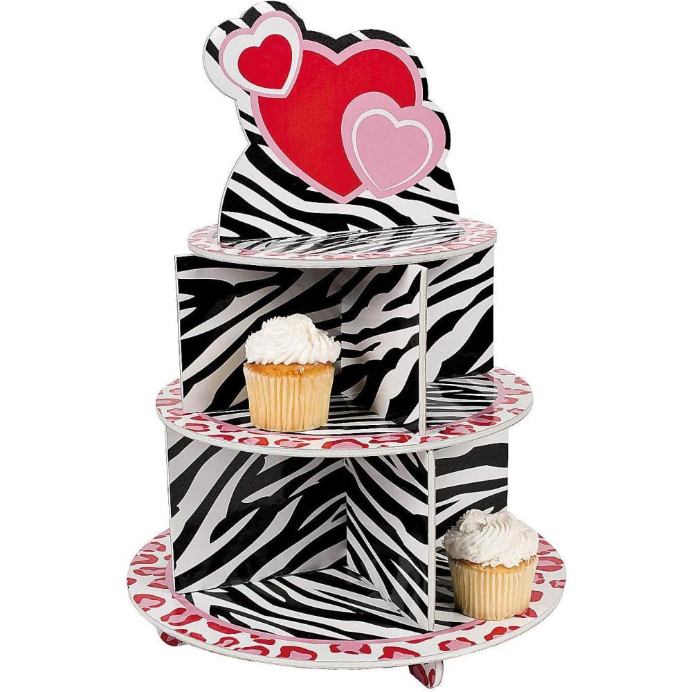 image:imageFun Express Wild For You Cupcake Holder For Valentines Day Party Supplies