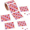 Fun Express – Mini Heart Roll Stickers for Valentine’s Day – Stationery – 1 Piece