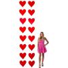 Fun Express 12 ft. Valentine’s Day Heart Icons Hanging Decorations – 2 Pieces