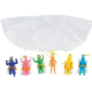 Fun Express – Mini Vinyl Paratroopers (6dz) – Toys – Character Toys – Wind Ups & Paratroopers – Valentine’s Day Party Favors – 72 Pieces
