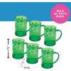 Fun Express Bulk St. Patrick’s Day Shamrock Plastic Mugs 60 Pieces, Great For School And Office St Patrick’s Day Events