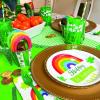 Fun Express Bulk St. Patrick’s Day Shamrock Plastic Mugs 60 Pieces, Great For School And Office St Patrick’s Day Events