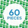 Fun Express Bulk St. Patrick’s Day Shamrock Plastic Mugs 60 Pieces, Great For School And Office St Patrick’s Day Events