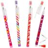 Fun Express 5″ Valentine’s Day Stacking Point Pencils – 24 Pieces