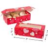 Valentine’s Day Cookie Boxes – Party Supplies – 12 Pieces