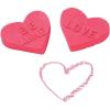 Fun Express Valentine Chalk Hearts – Heart Shaped Chalk Pieces Valentines Day Crafts Classroom Activities & Party Favors – Ideal DIY Projects Love Notes and Decor – Perfect Kids & Adults – 12 Pieces