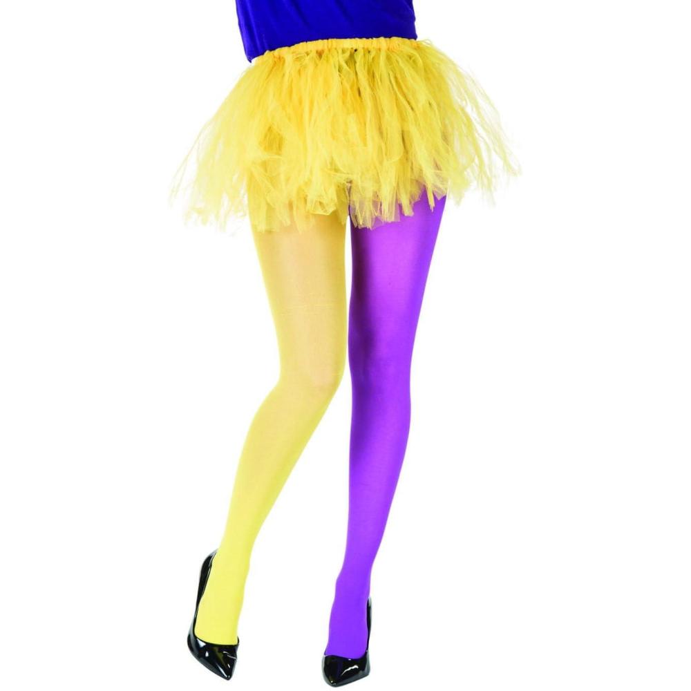 image:imageFun Express Mardi Gras Tights Small to Medium