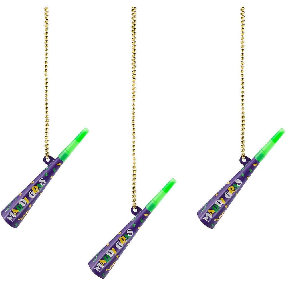 image:imageMardi Gras Party Horn Necklaces 12 Piece