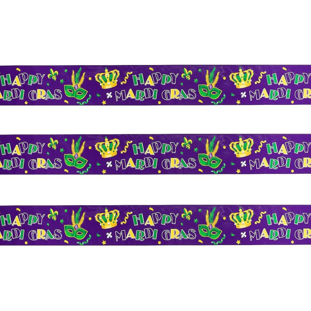 image:imageMardi Gras Party Tape Party Decor 1 Piece