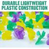 Fun Express 36″ x 2 1/2″ Bulk 50 Pieces Purple, Green & Yellow Mardi Gras Fleur de Lis Leis