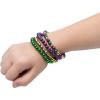Fun Express Mardi Gras Beaded Bracelets – 24 Pieces