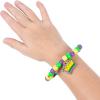 Fun Express Mardi Gras Beaded Charm Bracelet Craft Kit – Makes 12