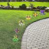 Fun Express Mardi Gras Fleur de Lis Sidewalk Signs – 6 Pieces