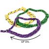 Fun Express Mardi Gras Friendship Bracelet for Jewelry – 72 Pieces