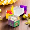 Fun Express Mardi Gras Hexagon Favor Boxes with Window, 12 Piece