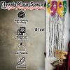 Fun Express Mardi Gras Mask Fringe Doorway Curtain (34.25 in Wide 8 feet Long) Party Decorations