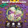 Fun Express Mardi Gras Paper Dinner Plates – Disposable Party Supplies – (set of 8)