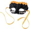 Fun Express – Black And Gold Harlequin Mask for Mardi Gras – Apparel Accessories – Costume Accessories – 1 Piece