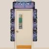 Fun Express Mardi Gras Door Border – Vibrant Purple Green and Gold Party Decor for Mardi Gras and Themed Celebrations Festivals and Events – Perfect for Doorways and Entrances – 30″ x 12″ – 1 Piece
