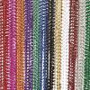 Fun Express Metallic Beaded Necklace Assortment – Mardi Gras party supply Jewelry – 48 Pieces