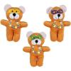 Fun Express Mini Mardi Gras Stuffed Bears – 12 Pieces