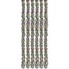 Mardi Gras Twisted Plastic Beads – 12 Pieces – 34 Inch