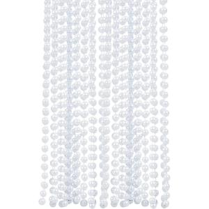 Fun Express – Pearl Beaded Necklace for Party – Jewelry – Mardi Gras Beads – Mot Round – Party – 12 Pieces