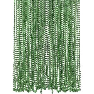 Fun Express – Shades Of Green Beaded Necklaces for St. Patrick’s Day – Jewelry – Mardi Gras Beads – Mot Round – St. Patrick’s Day – 48 Pieces