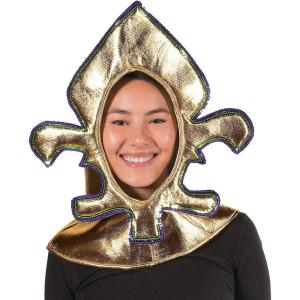 Fun Express Adult’s Fleur De Lis Costume Headpiece – Perfect Apparel Accessory for Parties, Mardi Gras, Masquerades – Stylish 1-Piece Design