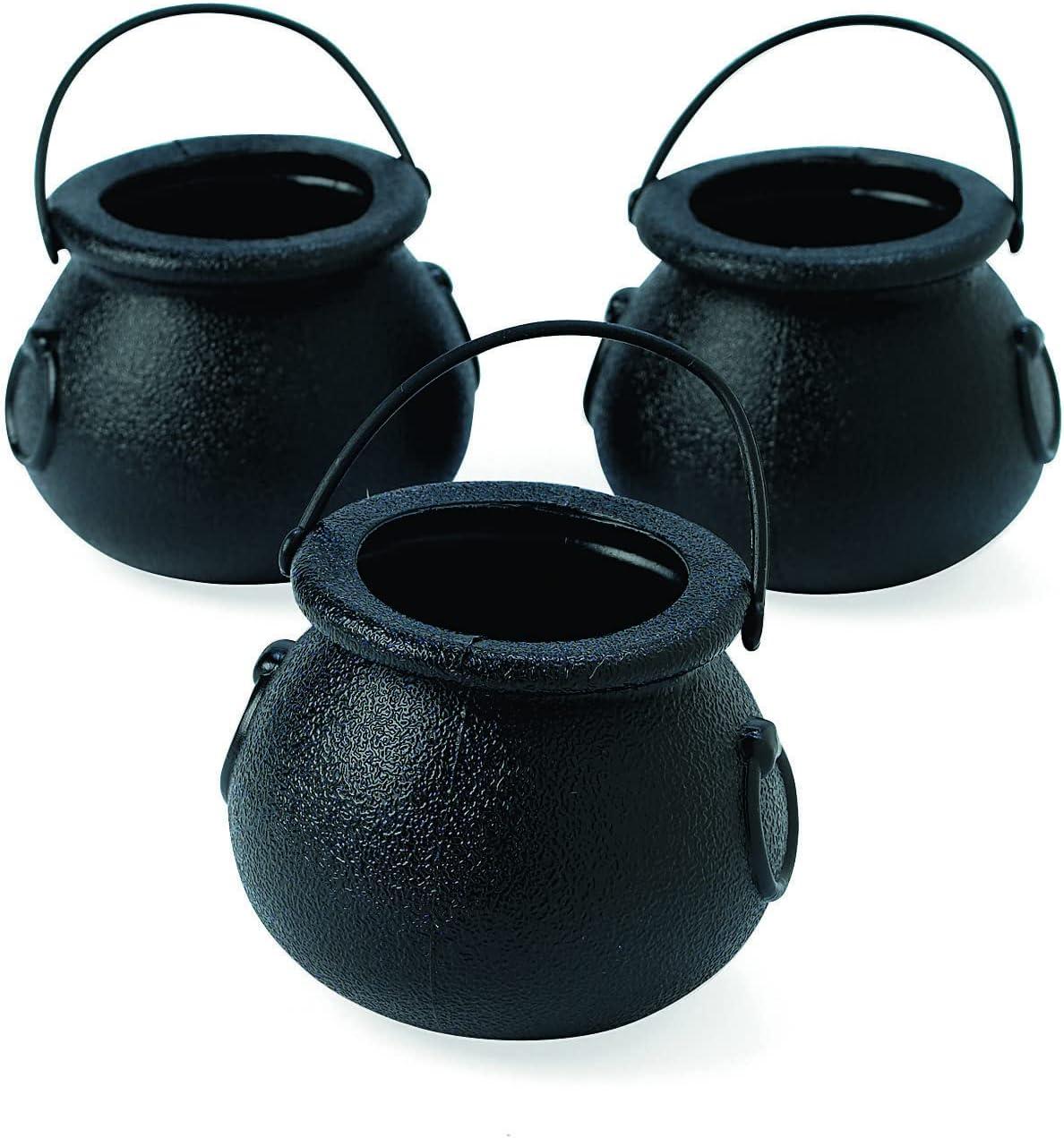 image:imageFun Express Bulk Candy Kettles Cauldrons 144 Pieces Halloween St Patricks Day or Witches and Wizards Party Favors