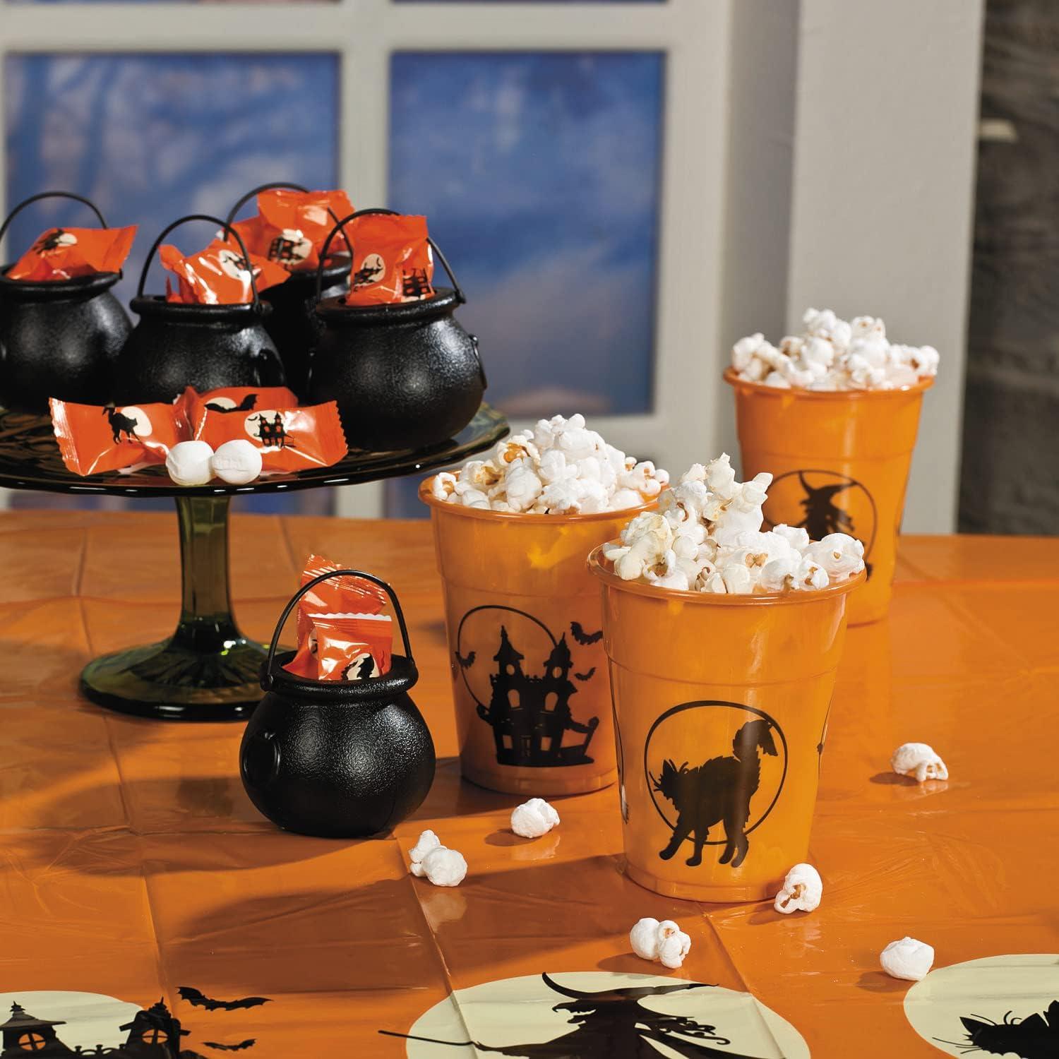 image:imageFun Express Bulk Candy Kettles Cauldrons 144 Pieces Halloween St Patricks Day or Witches and Wizards Party Favors